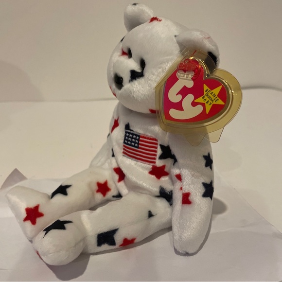 NEW TY Beanie Baby Glory Bear - Picture 5 of 7